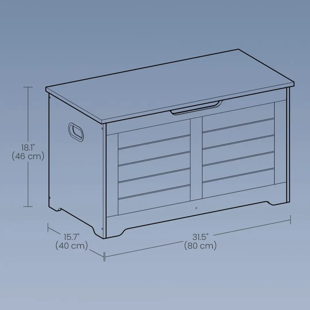 Songmics Wolkenwit Opbergkist 1L - afbeelding 6 van 6