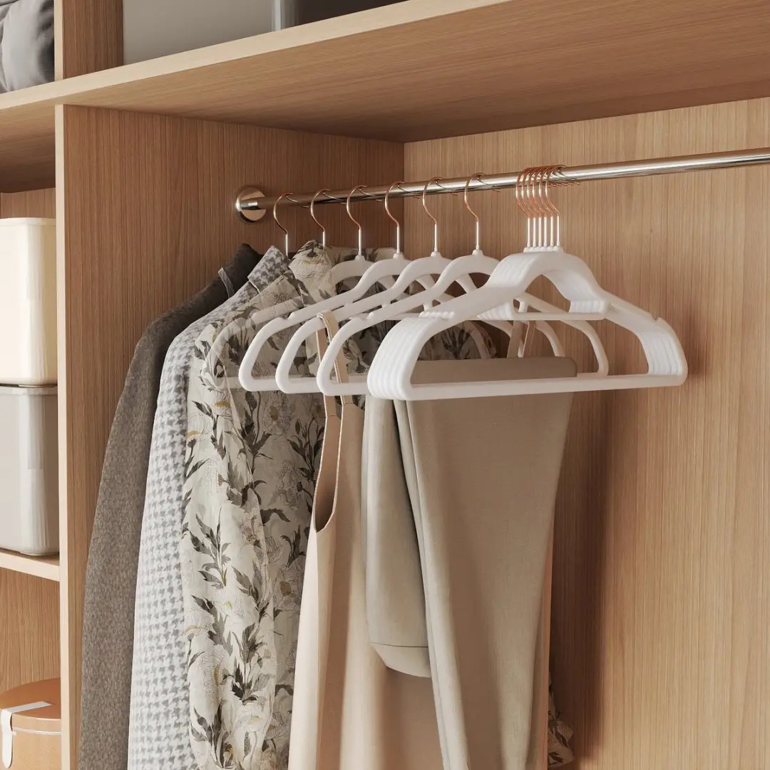 Songmics Fluwelen Kleerhangers