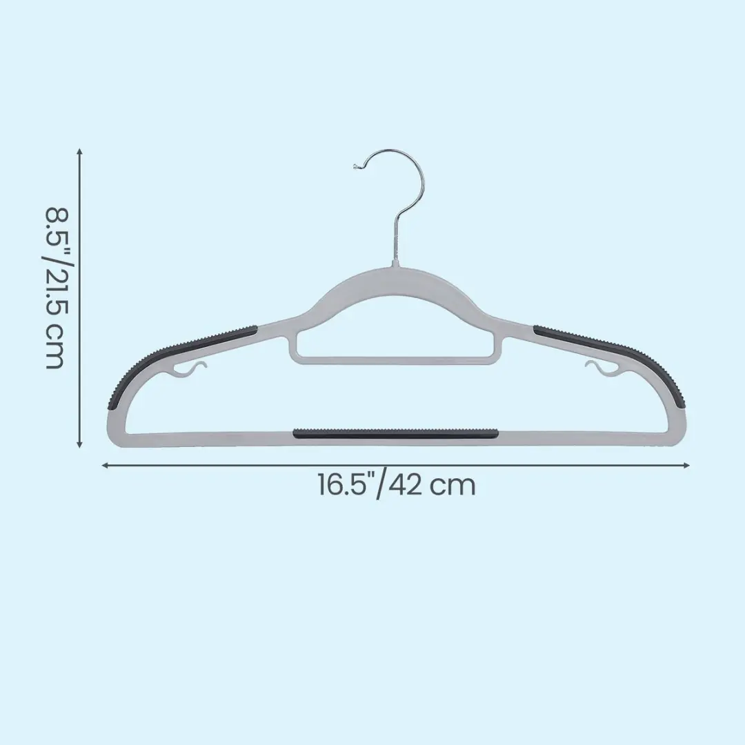 Songmics Kledinghangers 50 Stuks - Antislip 360° Draai