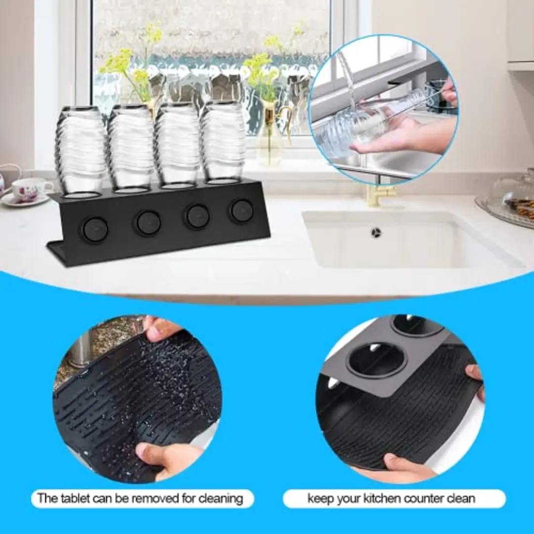 SodaStream Flessenhouder 4 Stuks - Zwart