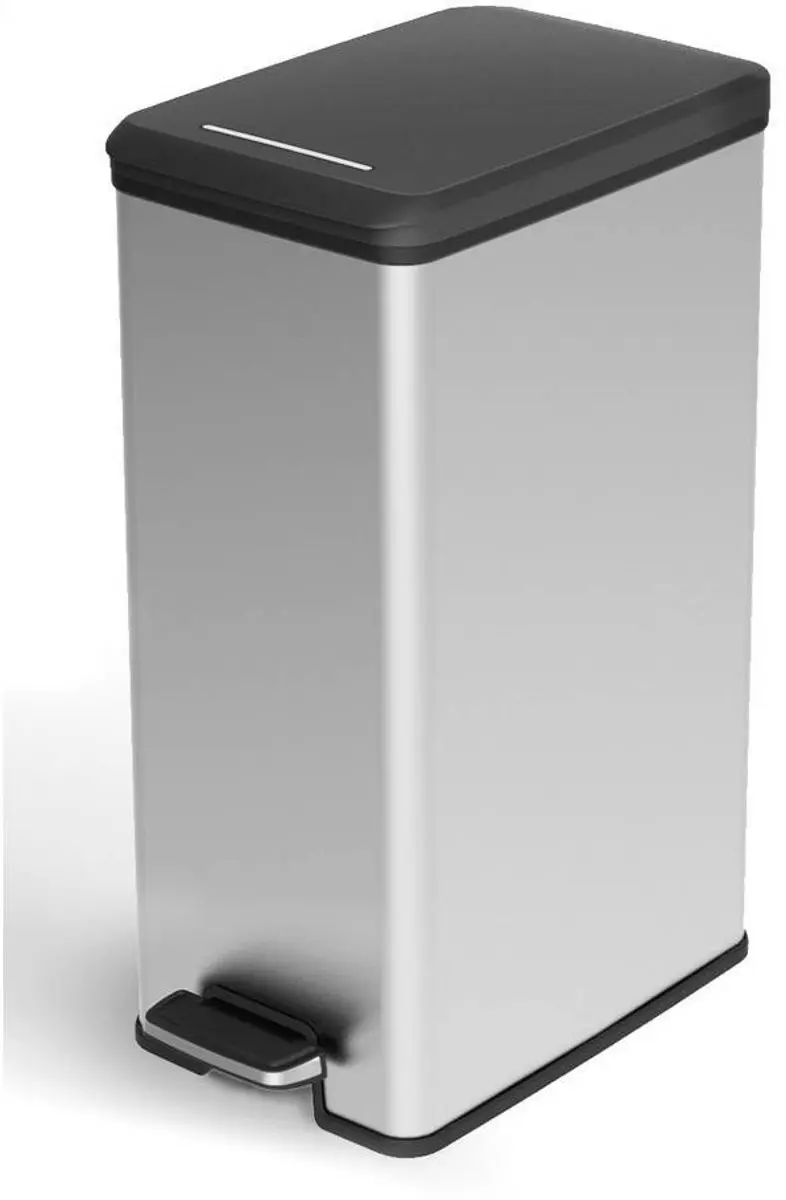 Curver Slim Bin 40L - Zilver - afbeelding 6 van 6