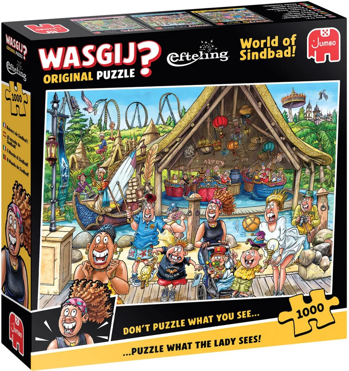 Wasgij Original Efteling - De Wereld van Sindbad! - 1000 stukjes puzzel - Legpuzzel