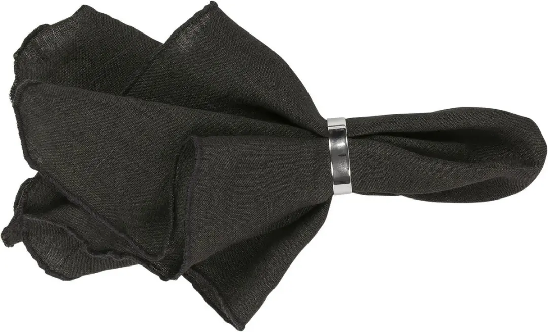 Broste Copenhagen Gracie Servet - 6 Stuks - Grijs