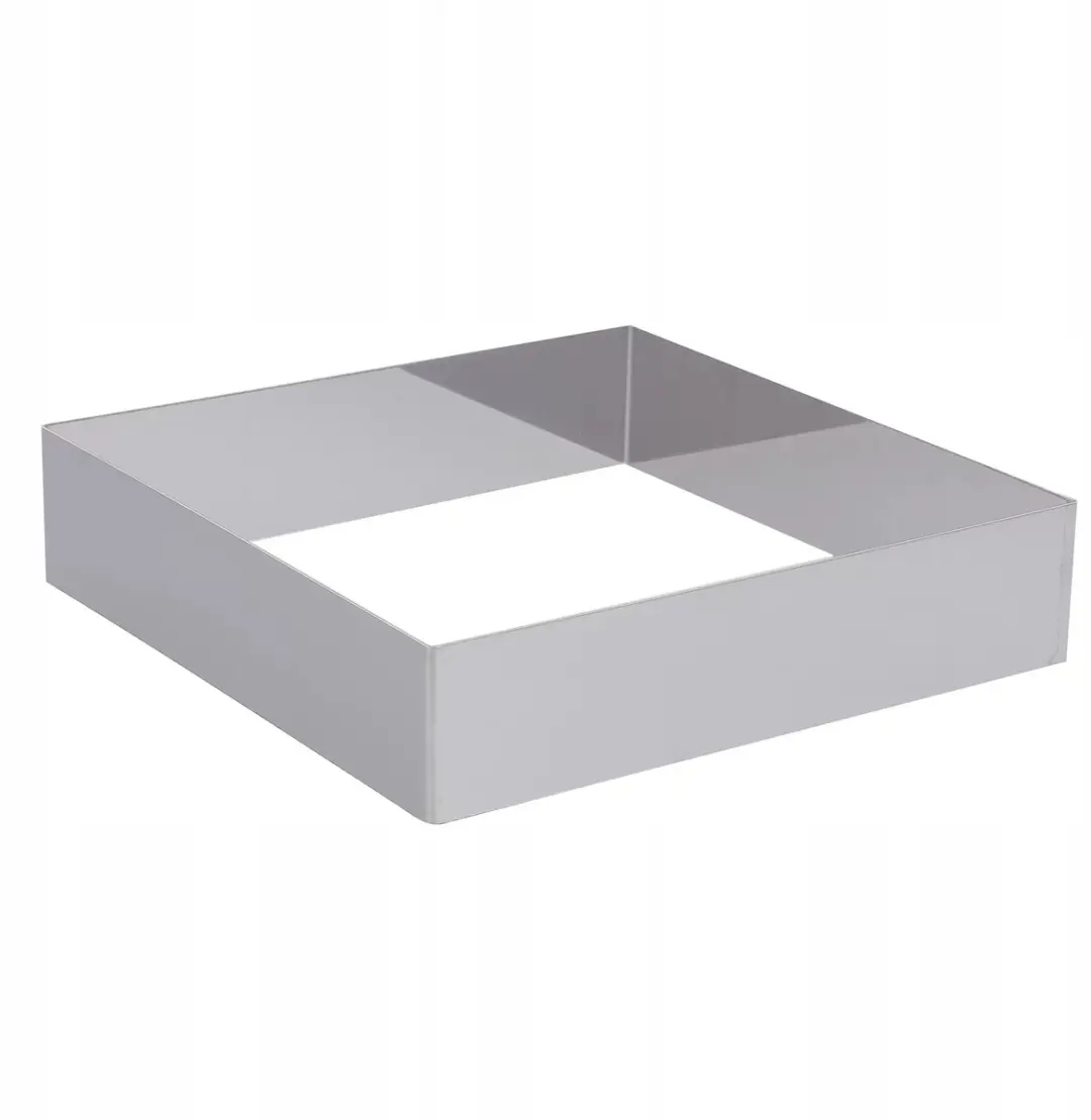 DeBuyer 3906.16 Vierkante Bakvorm 16x16cm RVS