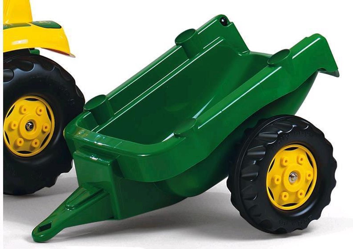 Rolly Toys John Deere Traptractor Rollykid - Met aanhanger - Vanaf 3 jaar