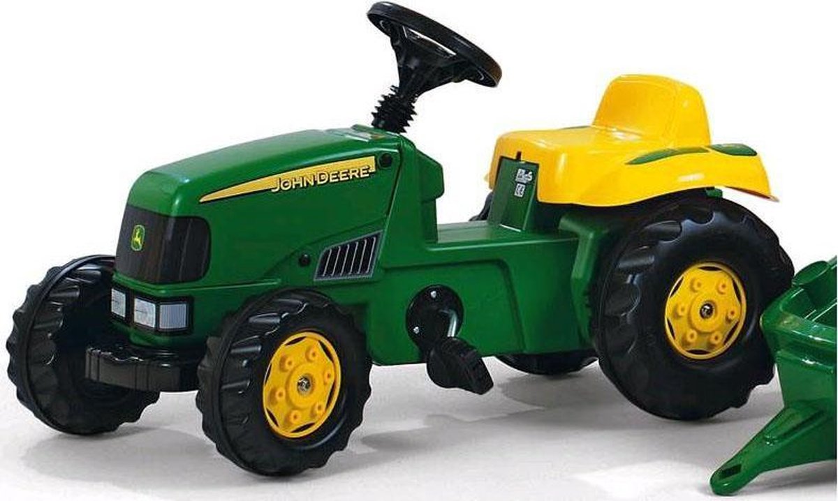 Rolly Toys John Deere Traptractor Rollykid - Met aanhanger - Vanaf 3 jaar