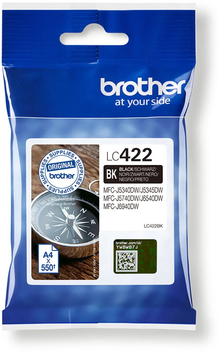 Brother LC-422BK Inktcartridge