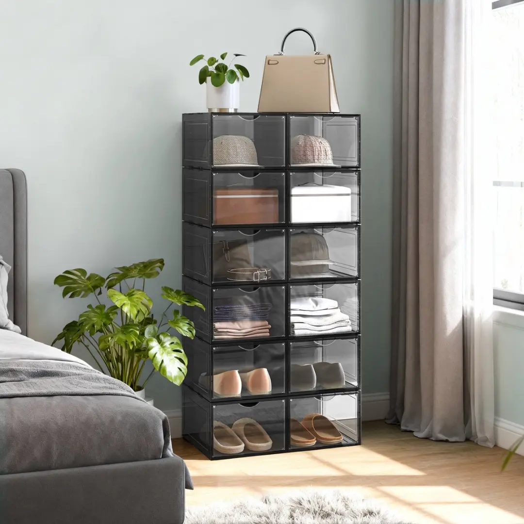 Songmics Schoenenbox Transparant - 1 Paar - afbeelding 4 van 6