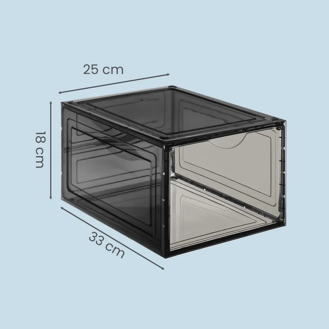 Songmics Schoenenbox Transparant