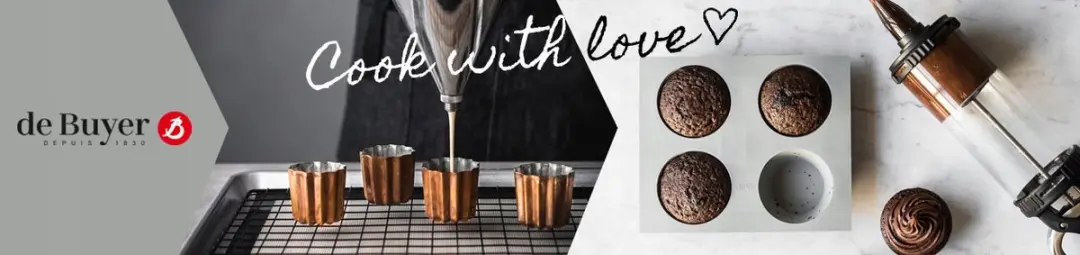 DeBuyer Moul'Flex Siliconen Cakevorm 24cm - Zwart