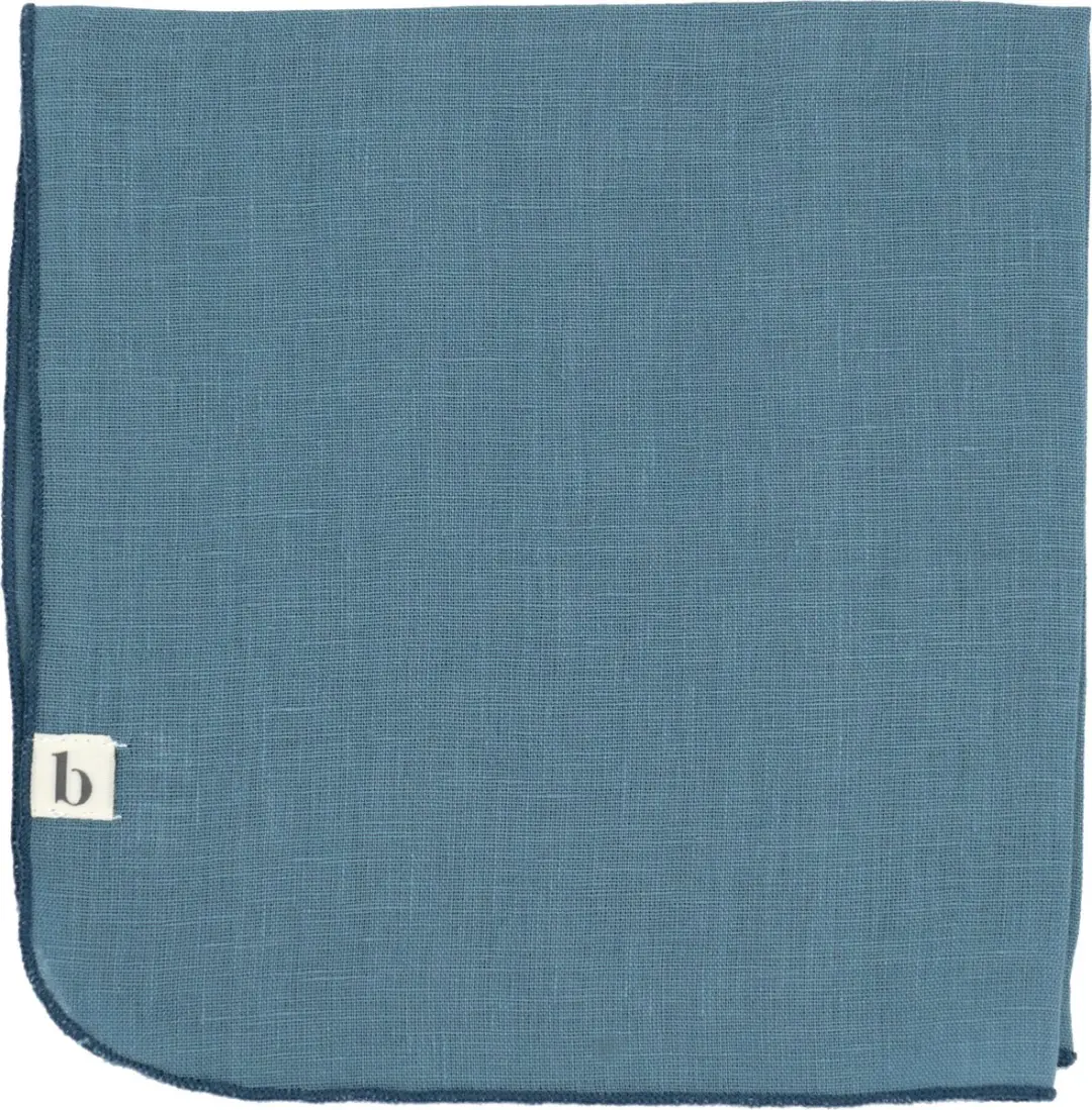 Broste Copenhagen Gracie Servetten - 6 Stuks - Petrol Blue