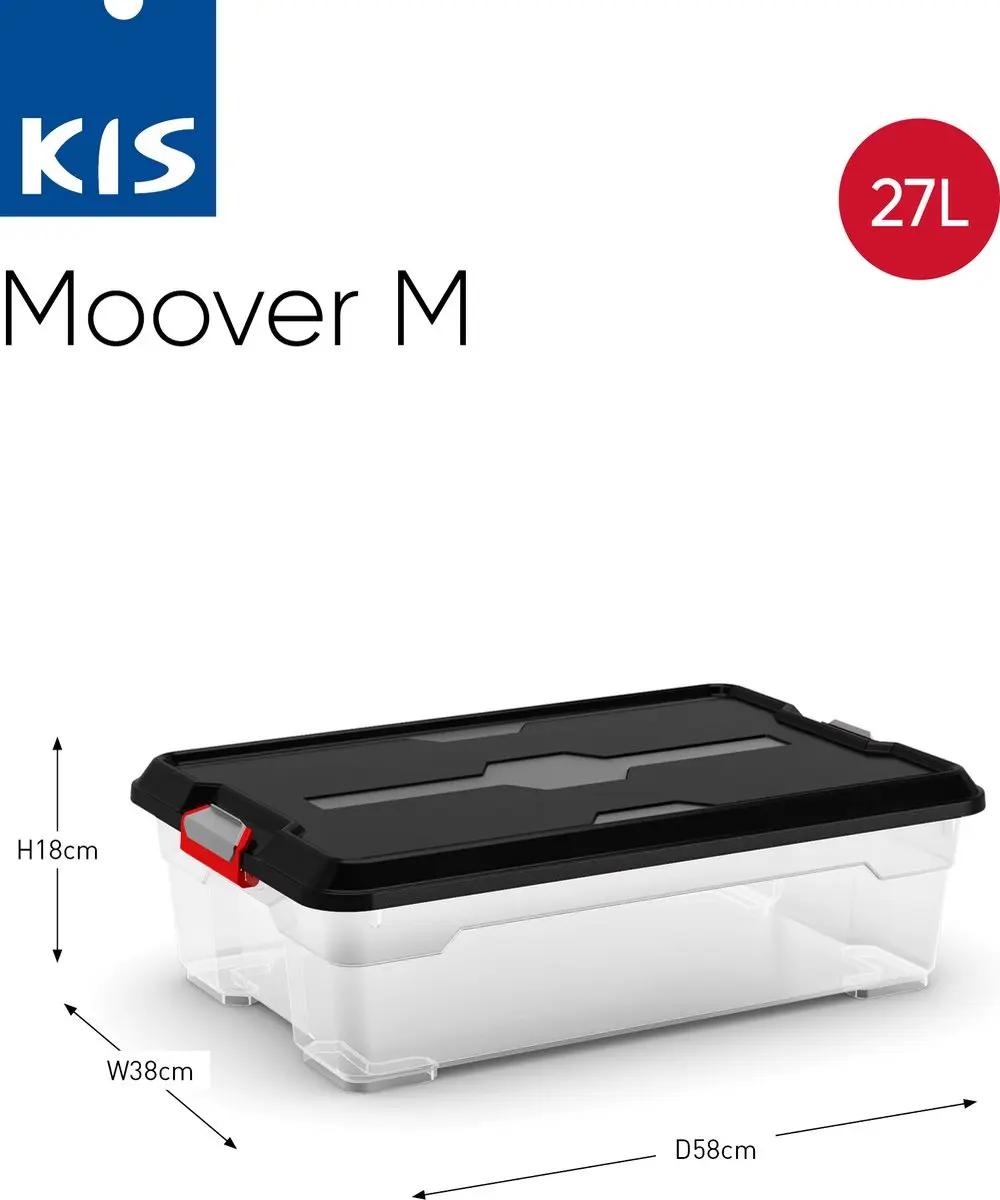 Curver Moover Opbergbox M 27L - Zwart