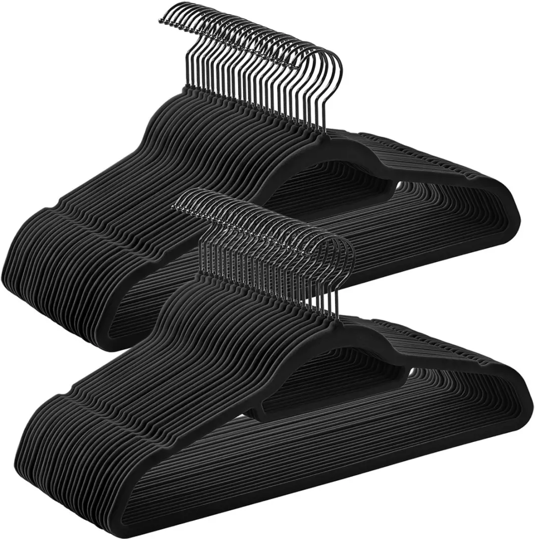 Songmics Wolkenwit Fluweel Hangset 50 Stuks