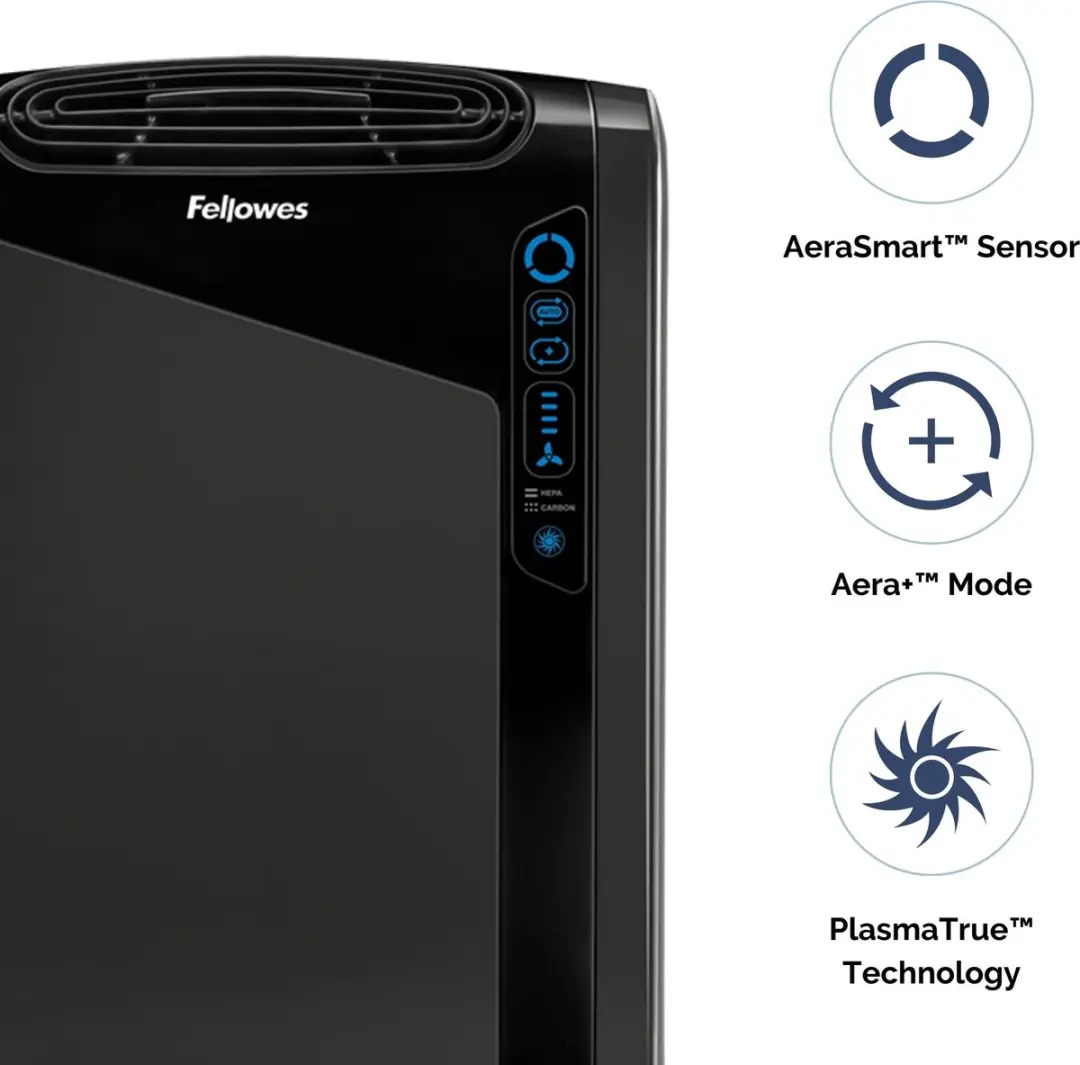 Fellowes AeraMax 290 Luchtreiniger - HEPA Filter - 42m² - Zwart