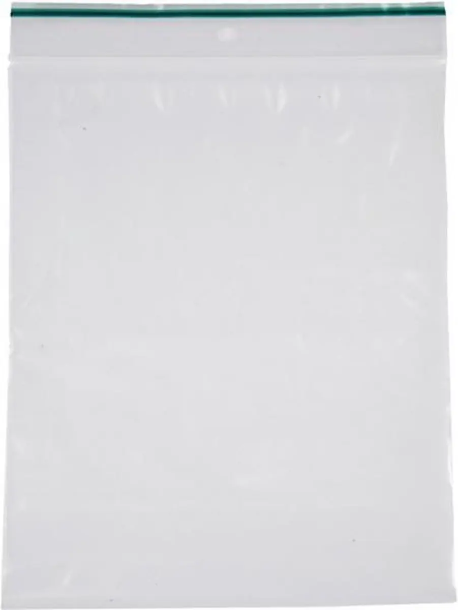 Creativ Company Gripzakken 6x8cm - 100 Stuks Transparant
