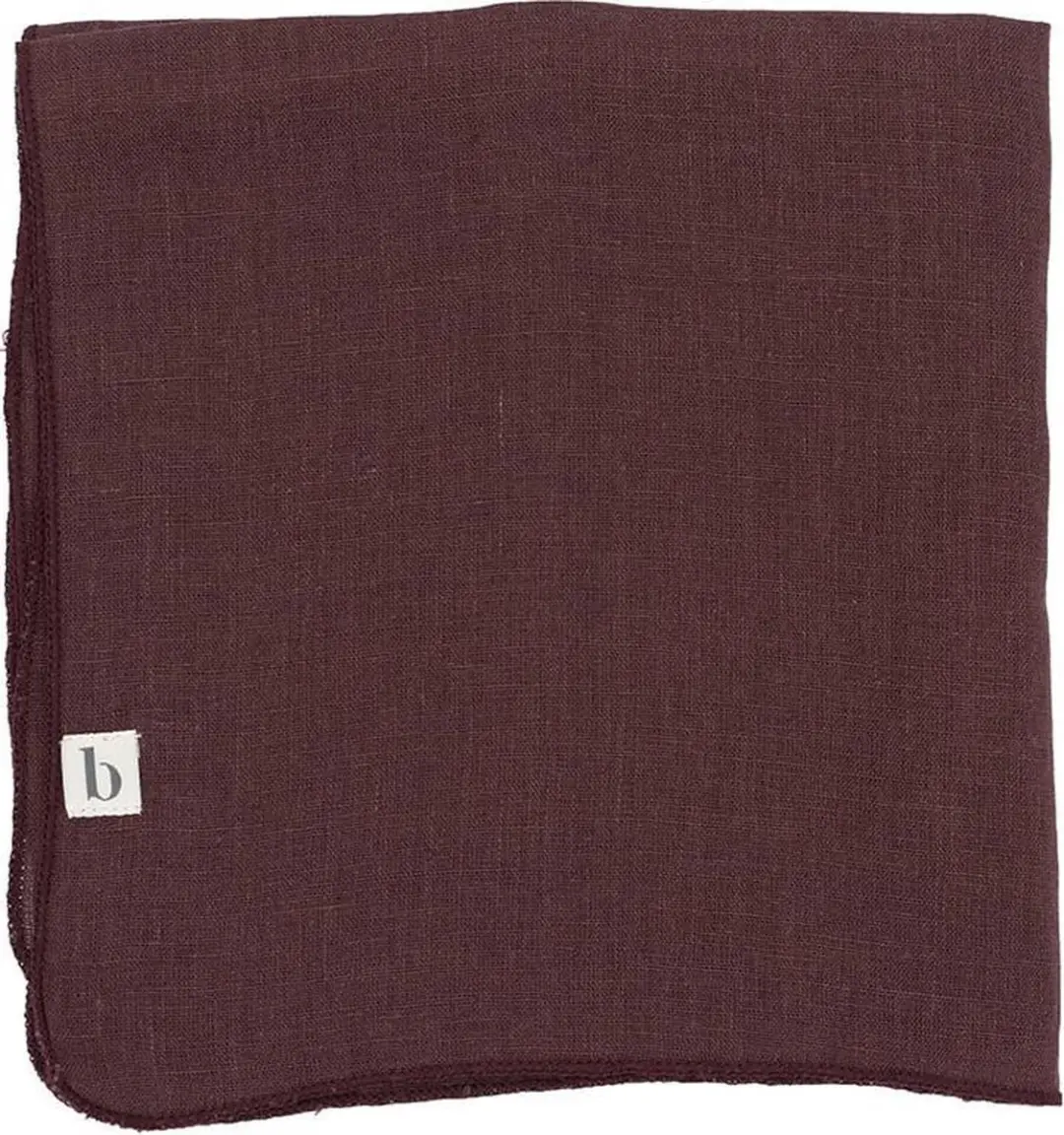 Broste Copenhagen Gracie Servet - Aubergine - 6 Stuks