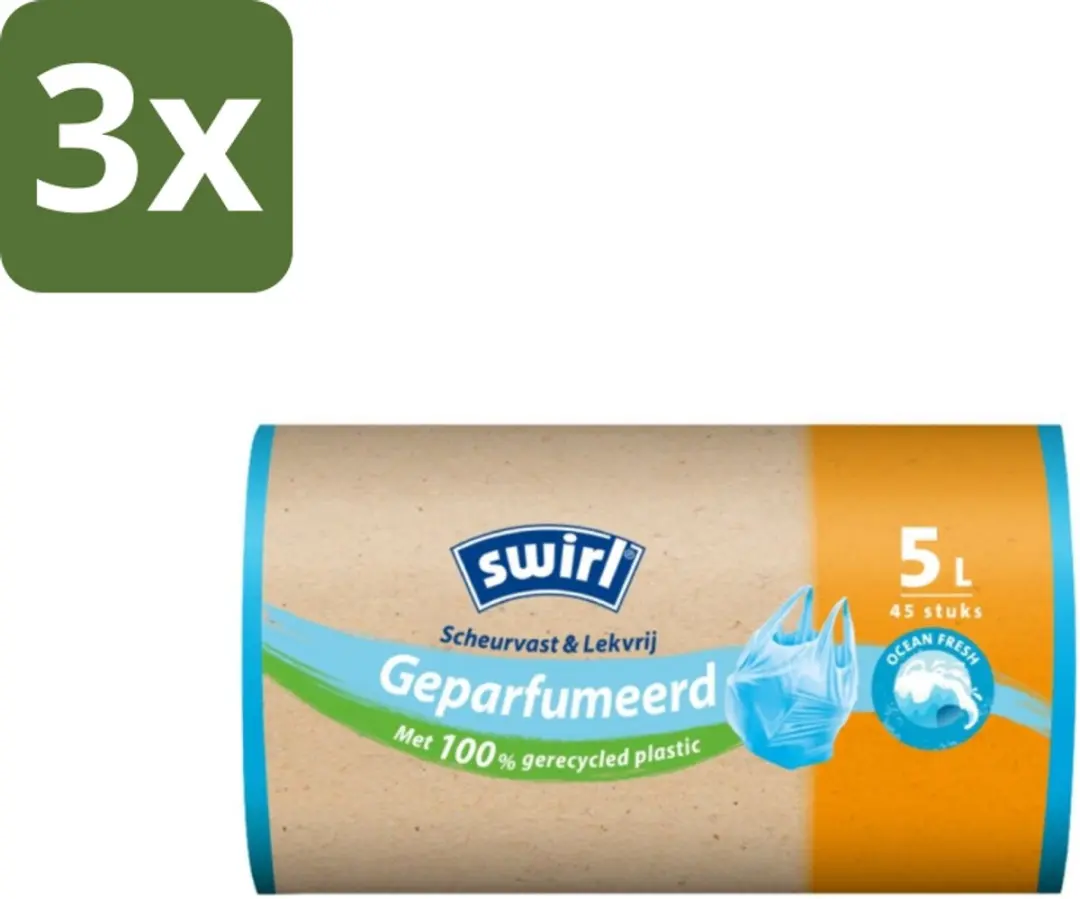 Swirl Pedaalemmerzakken Ocean Fresh 5L