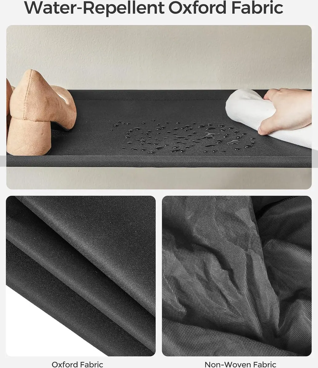 Songmics Schoenenrek 5 Niveaus - 25 Paar - 29x89x92,5cm - Rustiek Bruin/Zwart