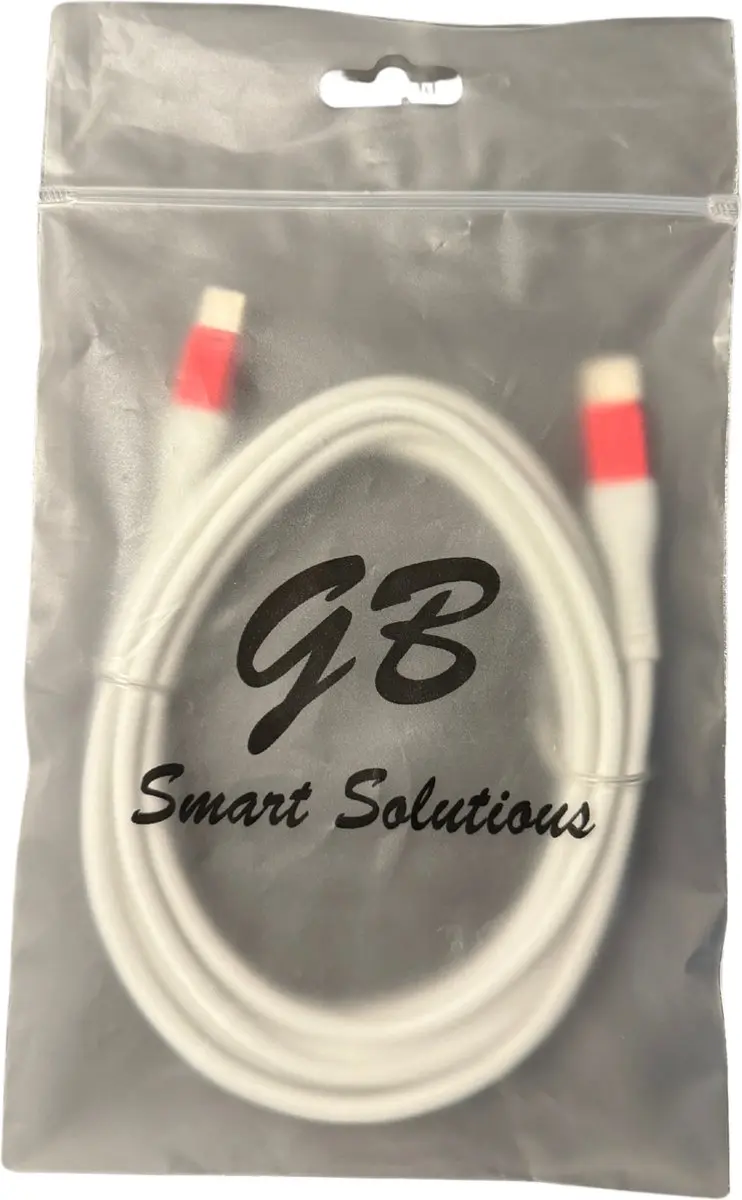 GB Mini Snellader 25W USB-C/USB-A - Rose Red - 2m Kabel - afbeelding 6 van 6