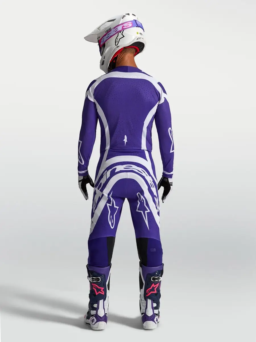 Alpinestars Supertech Vesta Motocrossbroek 36 - Blauw/wit