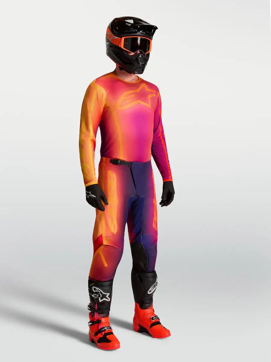 Alpinestars Fluid Kepler Motocross Trui - M - Paars/Oranje