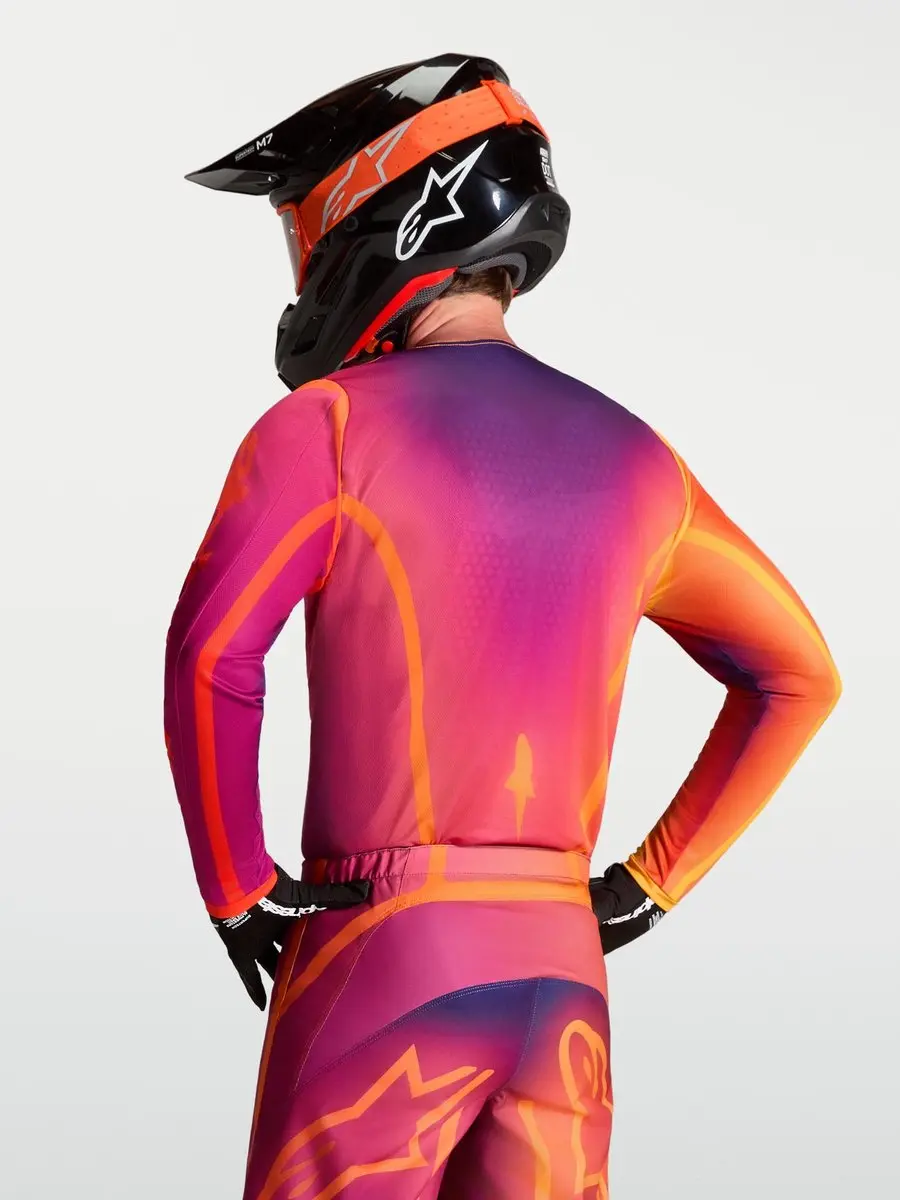 Alpinestars Fluid Kepler Motocross Trui - M - Paars/Oranje