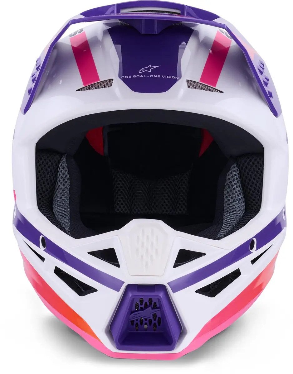 Alpinestars S-M3 Heat Crosshelm - S - Roze/Paars