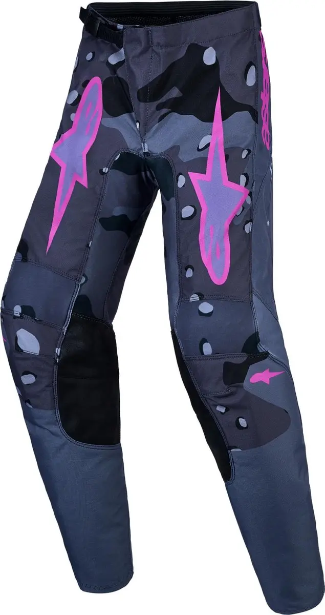 Alpinestars Fluid Lone Jeugd Motocrossbroek 24 - Grijs/Paars