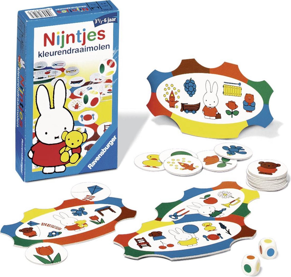 Nijntjes kleurendraaimolen pocketspel