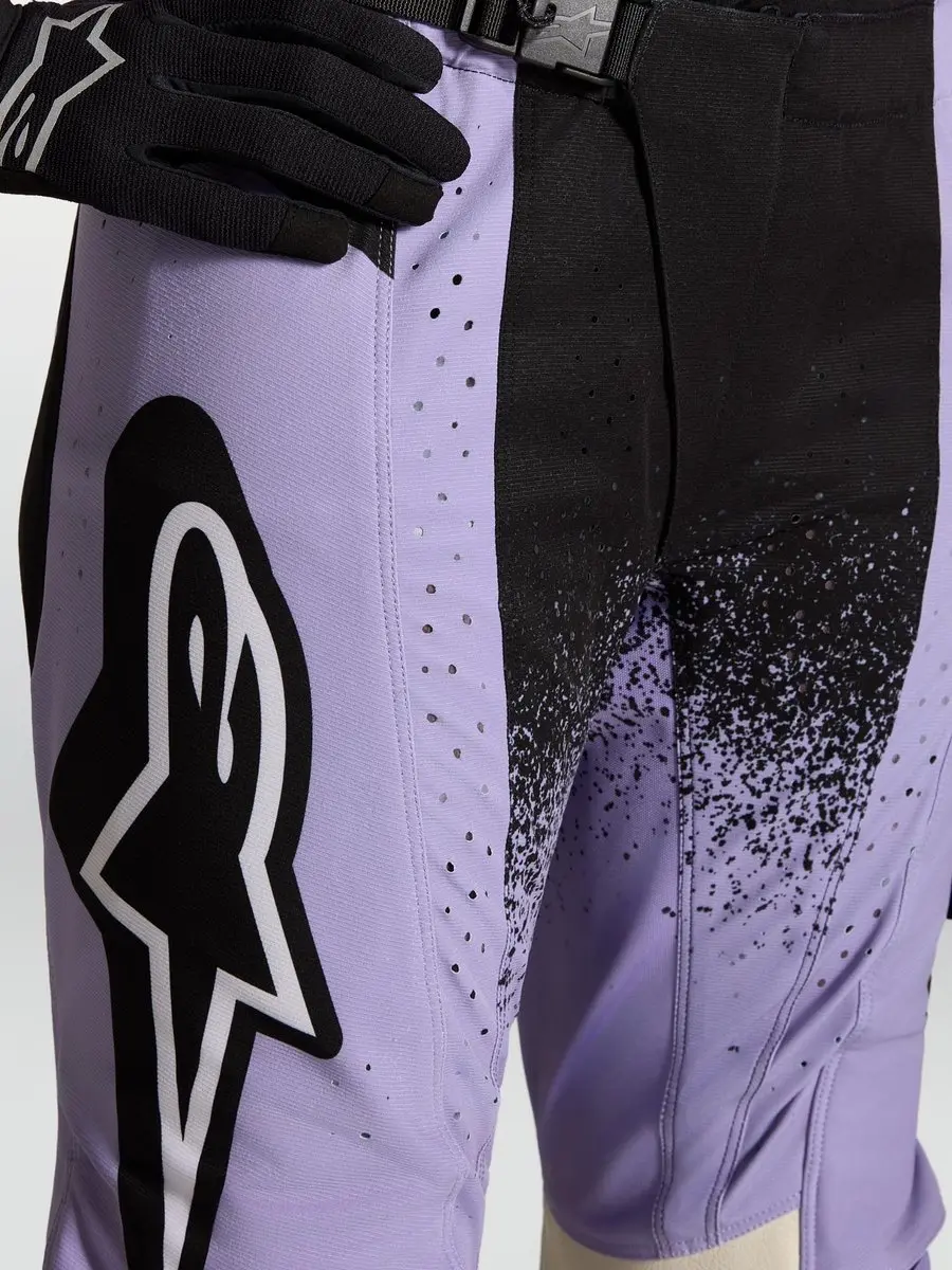 Alpinestars Stella Techstar Swan Motocrossbroek 30 - Violet/Zwart - afbeelding 6 van 6
