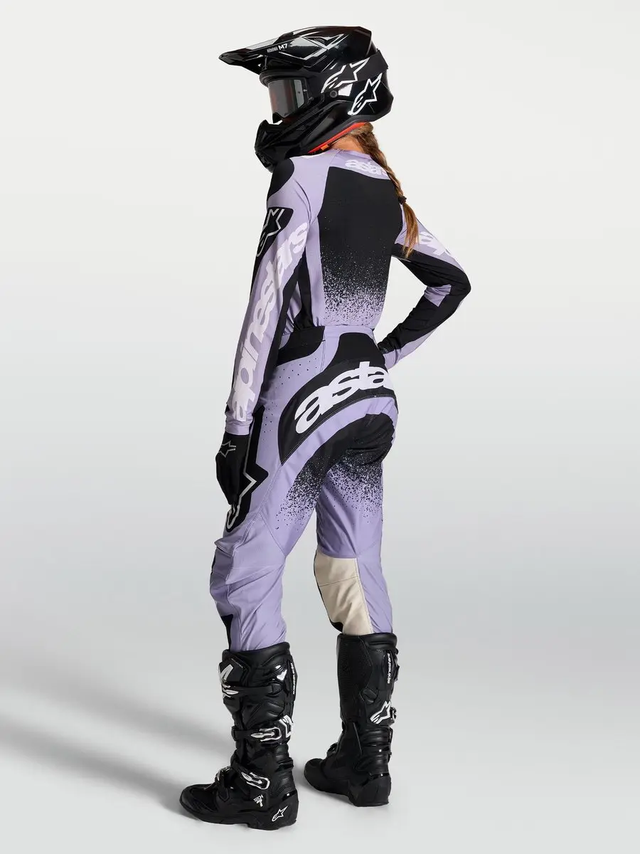 Alpinestars Stella Techstar Swan Motocrossbroek 30 - Violet/Zwart
