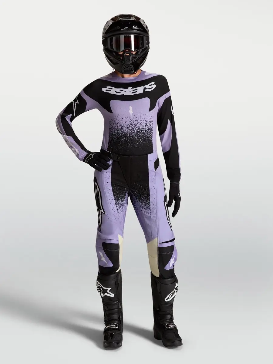 Alpinestars Stella Techstar Swan Motocrossbroek 30 - Violet/Zwart