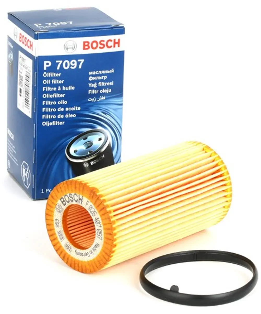 Bosch Oliefilter P7097 - o.a. Volvo C30/C70/S40/V50/V70