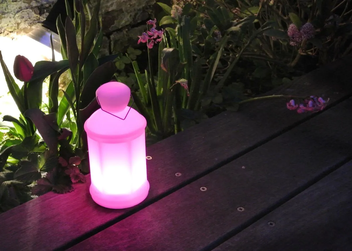 Lucide TOBY-LED Tafellamp Buiten Ø10cm - RGB Wit - IP54