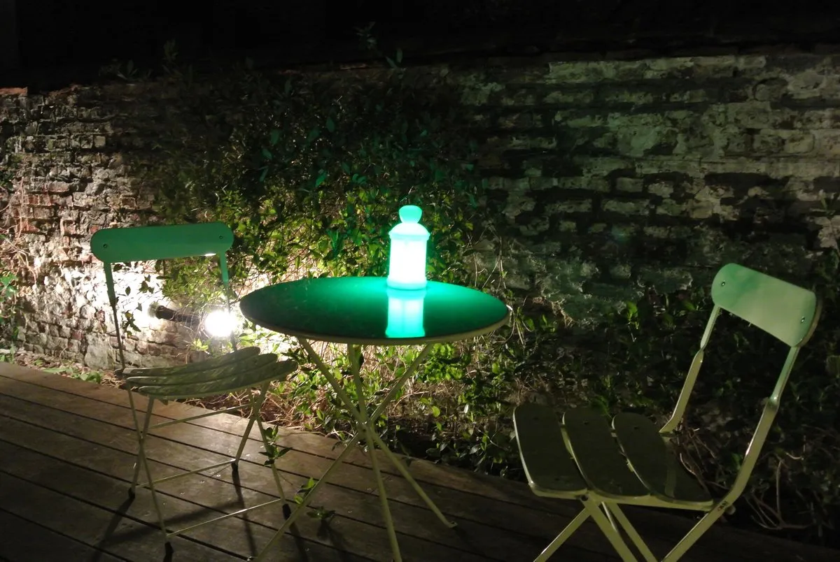 Lucide TOBY-LED Tafellamp Buiten Ø10cm - RGB Wit - IP54