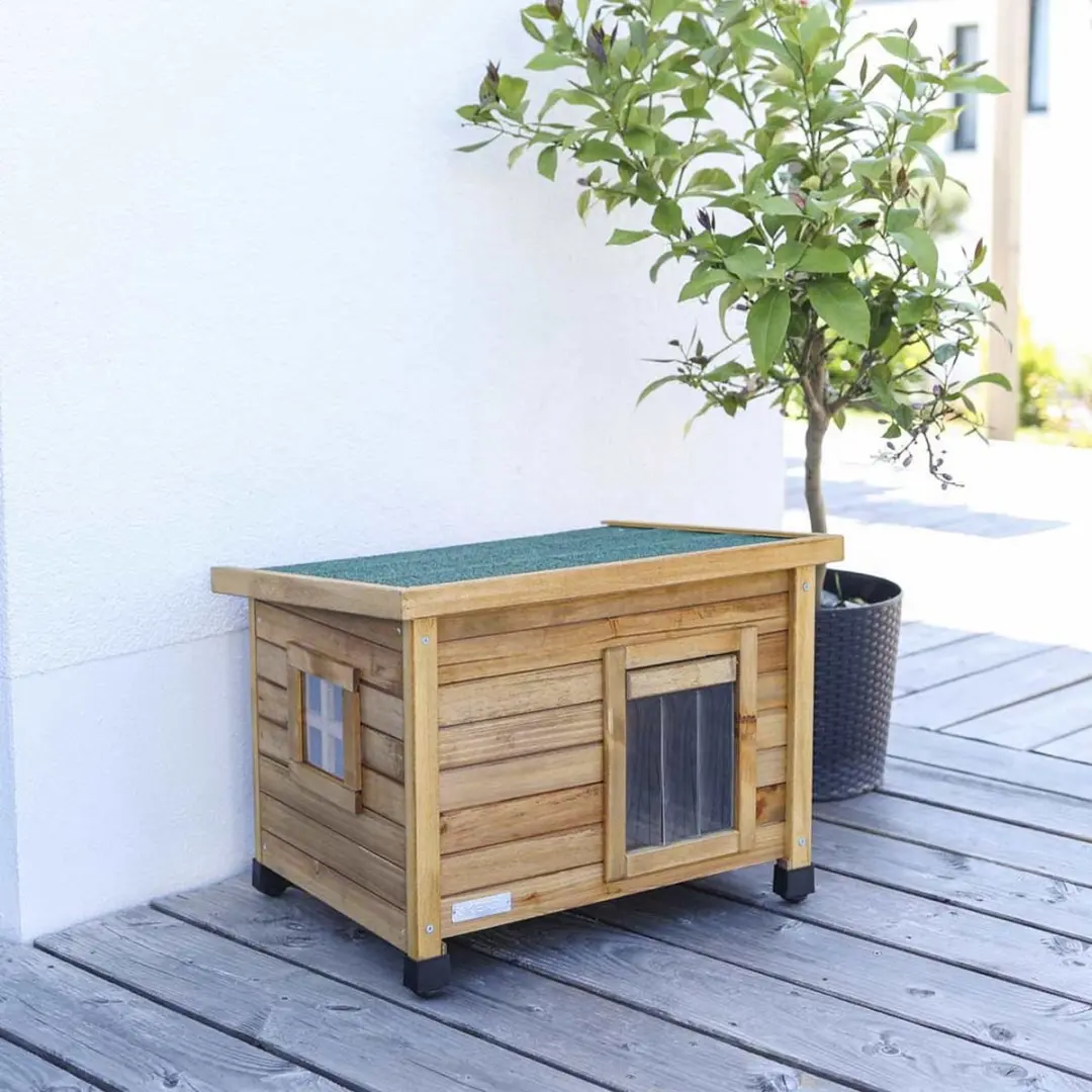 Kerbl Rustica Kattenhuis 57x45x43cm - Multikleur
