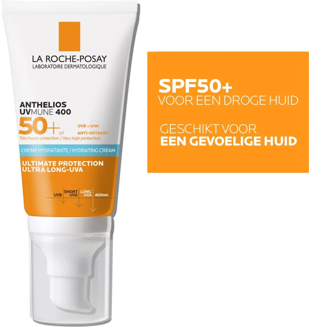 La Roche-Posay Anthelios UVMune 400 Gezicht Zonnebrandcrème SPF50+ - 2x50ml