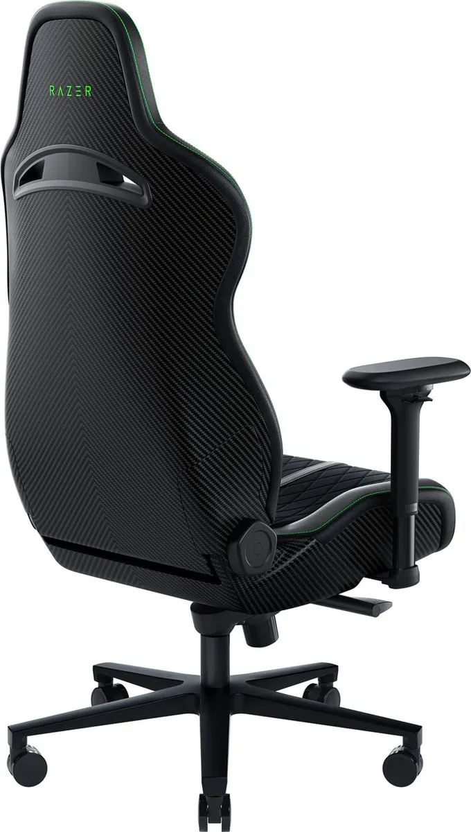 Razer Enki Pro Gaming Stoel - Zwart/ Groen - afbeelding 6 van 6