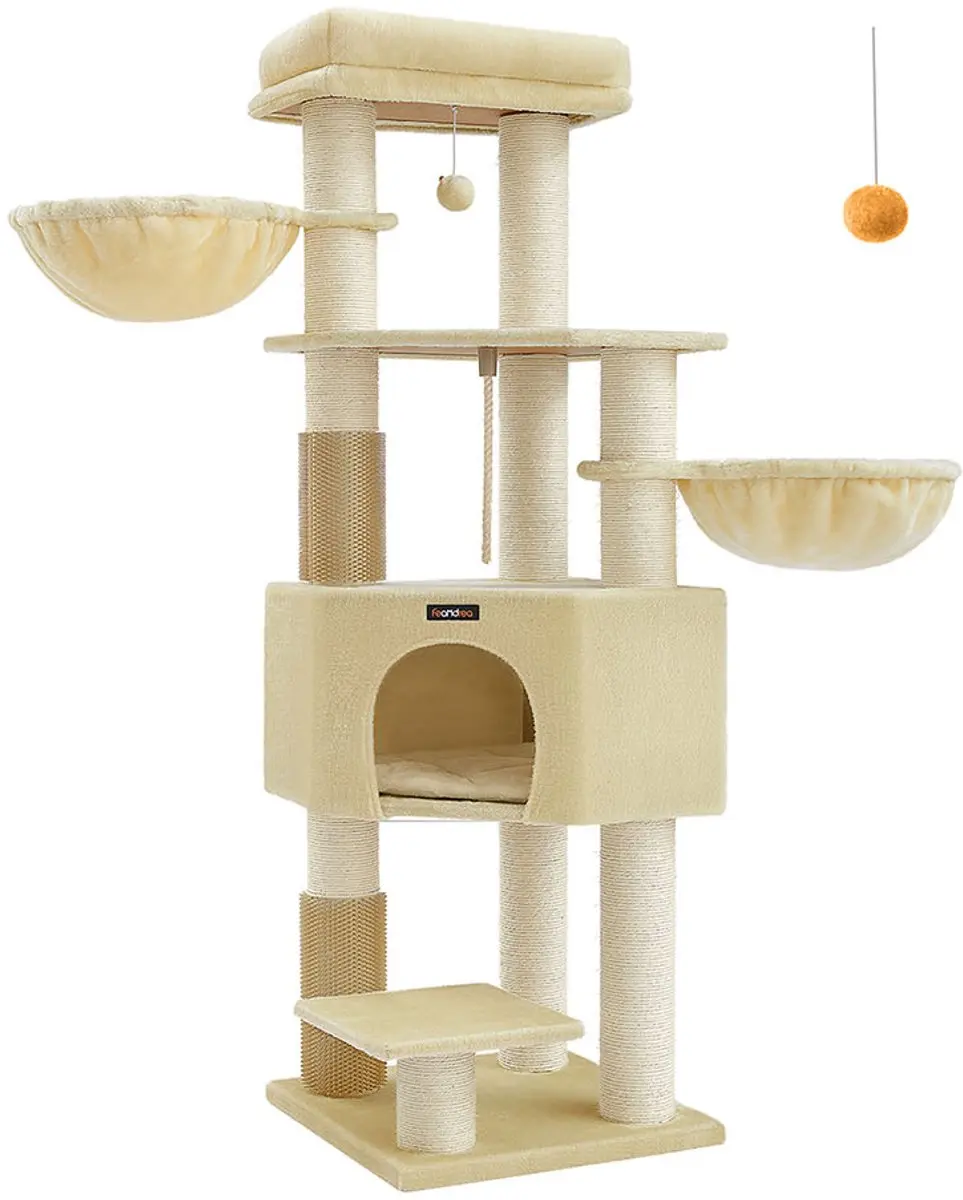 Songmics Krabpaal 50x50x160cm - 3 Ligplekken