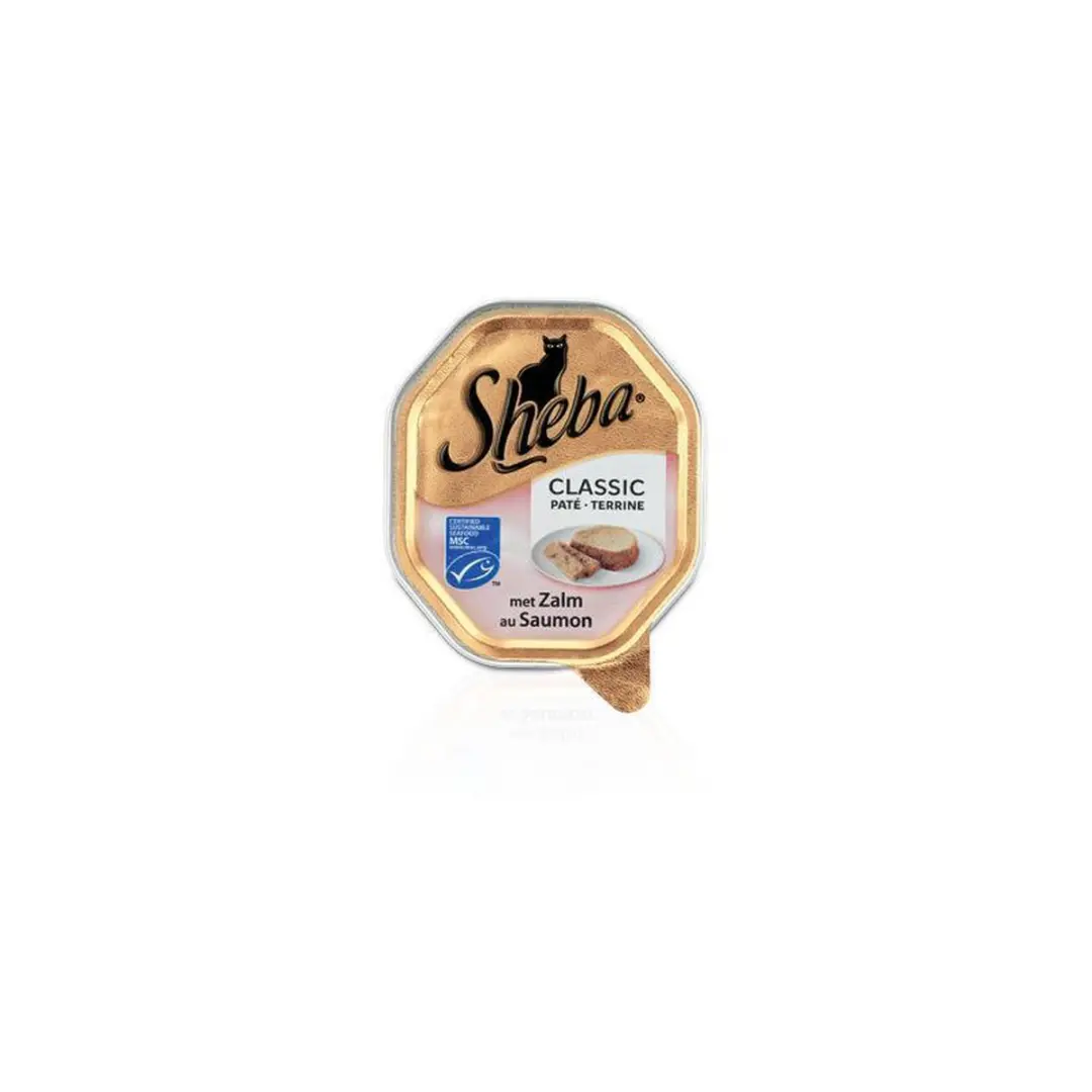 Sheba Classics Paté Zalm - 18x85g - afbeelding 6 van 6