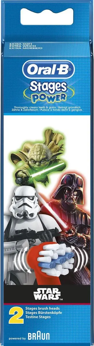 Oral-B Stages Power Star Wars Opzetborstels - 2 Stuks - Rood - afbeelding 6 van 6