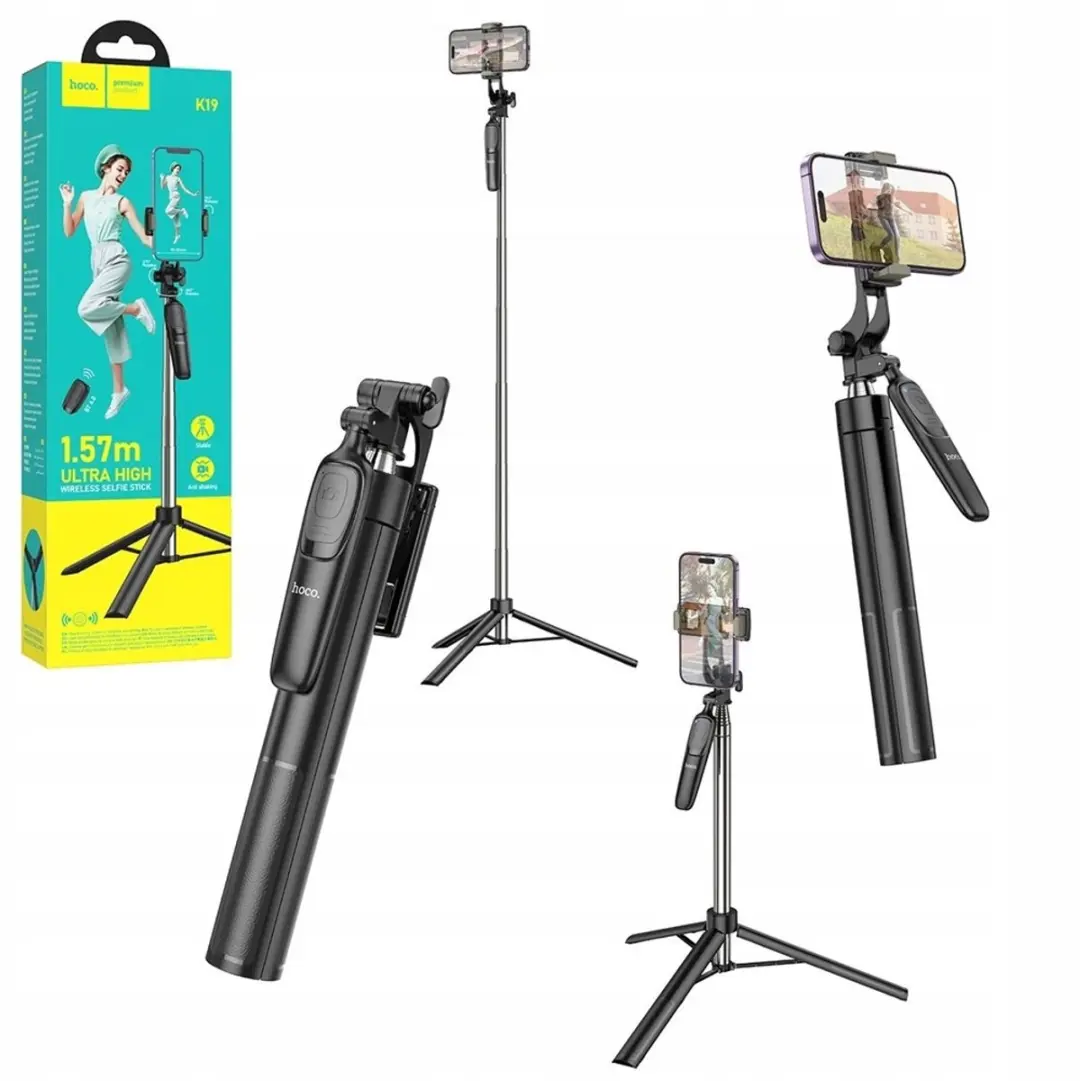 Hoco K19 Selfie Stick Statief 157cm