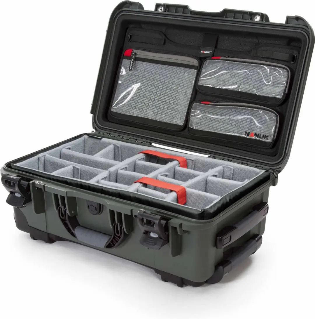 Nanuk 935 Pro Photo Kit Koffer - Olive - 28.5L