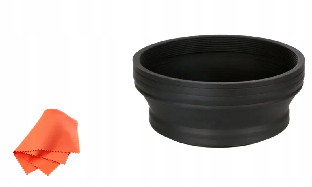 JJC 77mm Opvouwbare Siliconen Zonnekap