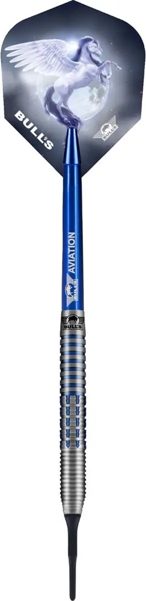 Bull's Blue Pegasus A Softtip Darts 3 Stuks - 18 gram
