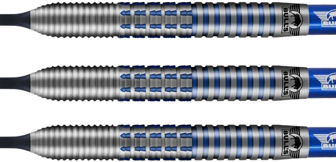 Bull's Blue Pegasus A Softtip Darts 3 Stuks