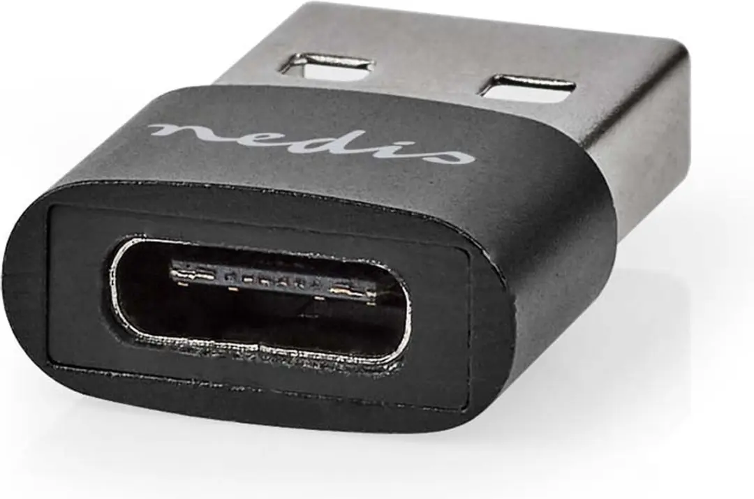Nedis CCGB60920BK USB-C naar USB-A Adapter 480 Mbps - Zwart