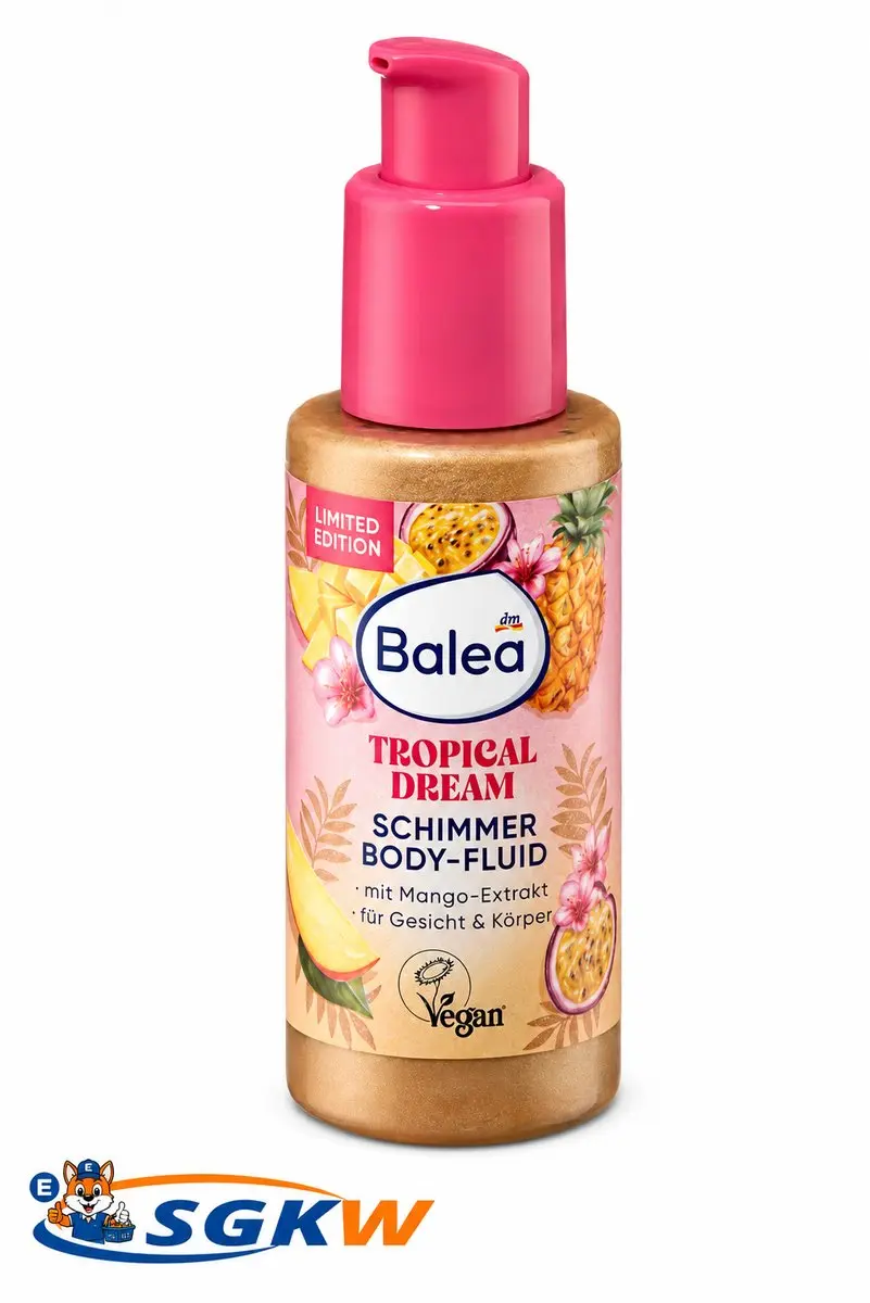Balea Schimmer Body-Fluid Tropisch 75ml