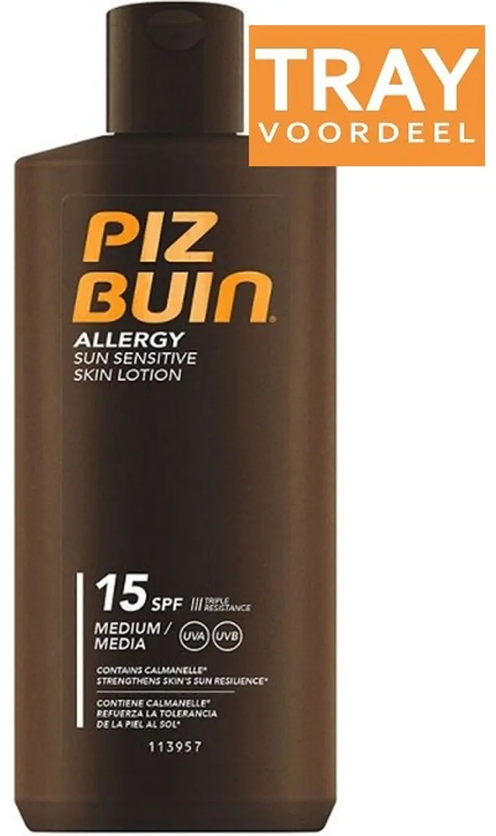 Piz Buin Allergy SPF 15 Zonnebrandlotion