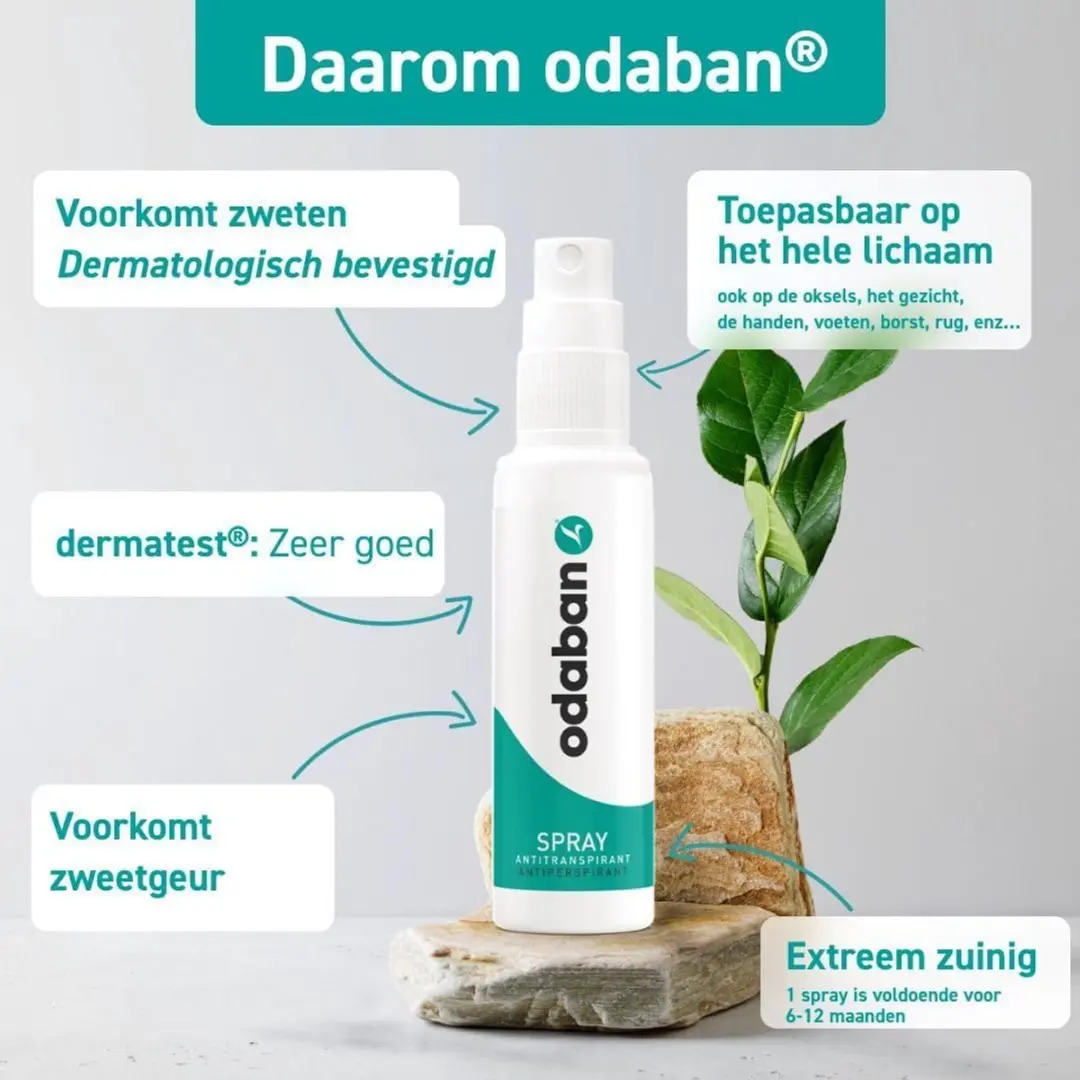 Odaban Anti-Transpirant Spray 3x90ml